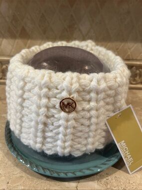 NWT Michael Kors Ivory 5” Wide Winter Head Band